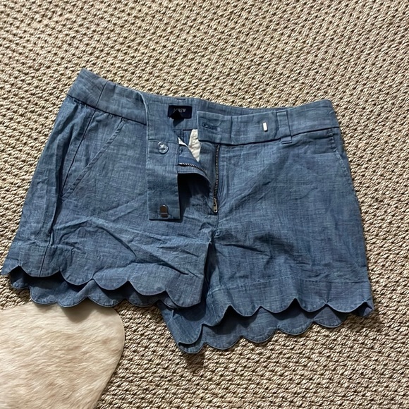 J.Crew scalloped shorts - Picture 1 of 4